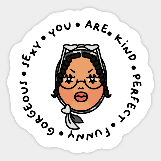 Angry kids - 025 Sticker by chocosprunes